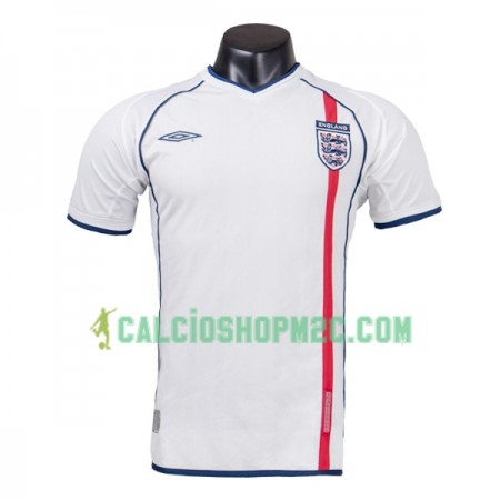 Inghilterra Retro Maglia Prima 2002 Manica Corta